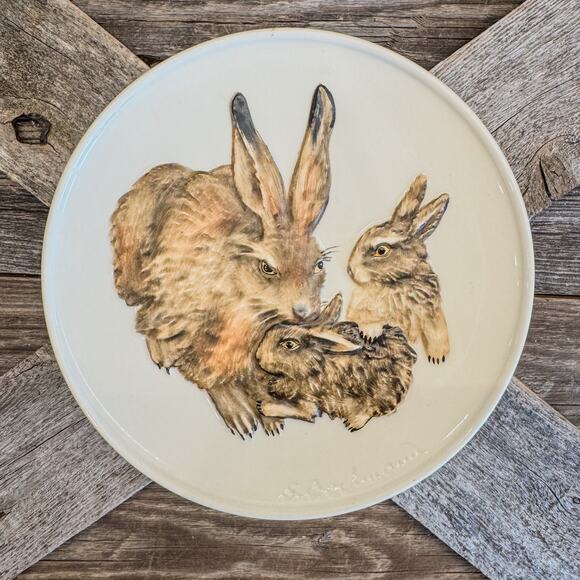 1975 Goebel W. Germany First Edition of The Mothers Series-Woodland Rabbits-7.5” - Picture 1 of 8